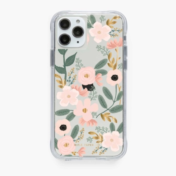 Rifle Paper Company Wildflowers Clear iPhone Case